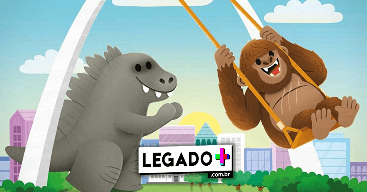  Godzilla vs Kong só para baixinhos: Titãs do cinema são tema de livros infantis