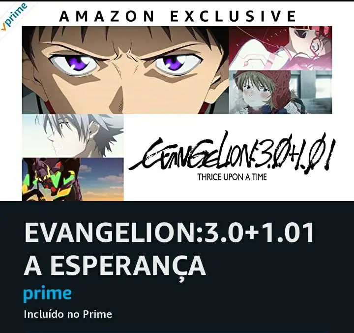 EvangelionBR - Prime Video  Confirmado, no dia 13, dublagem de