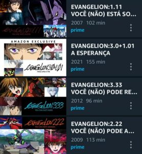Ordem Cronológica de Evangelion - Anime e Filmes
