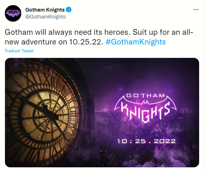 WB Games Montreal anuncia data de lançamento de Gotham Knights; confira