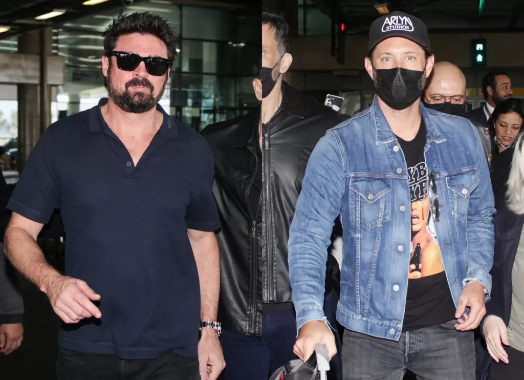 Jensen Ackles e Karl Urban em aeroporto no Brasil; Fãs reclamam de ação truculenta dos seguranças - legadoplus