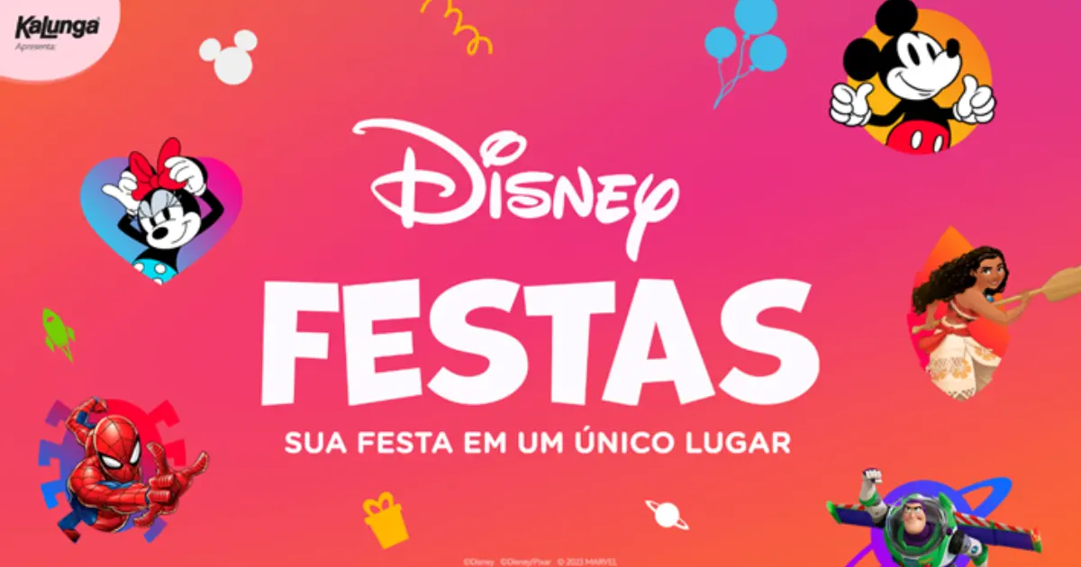  Disney Brasil lança plataforma digital de artigos para festas