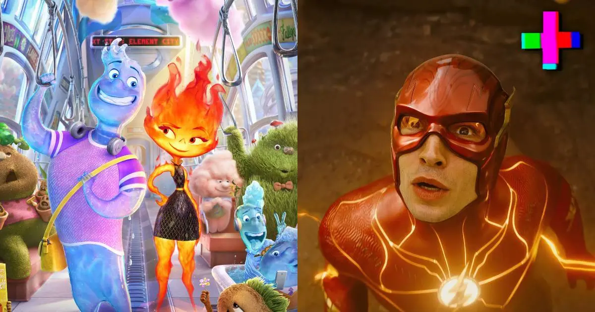  Animação da Pixar Elementos supera The Flash nas bilheterias americanas