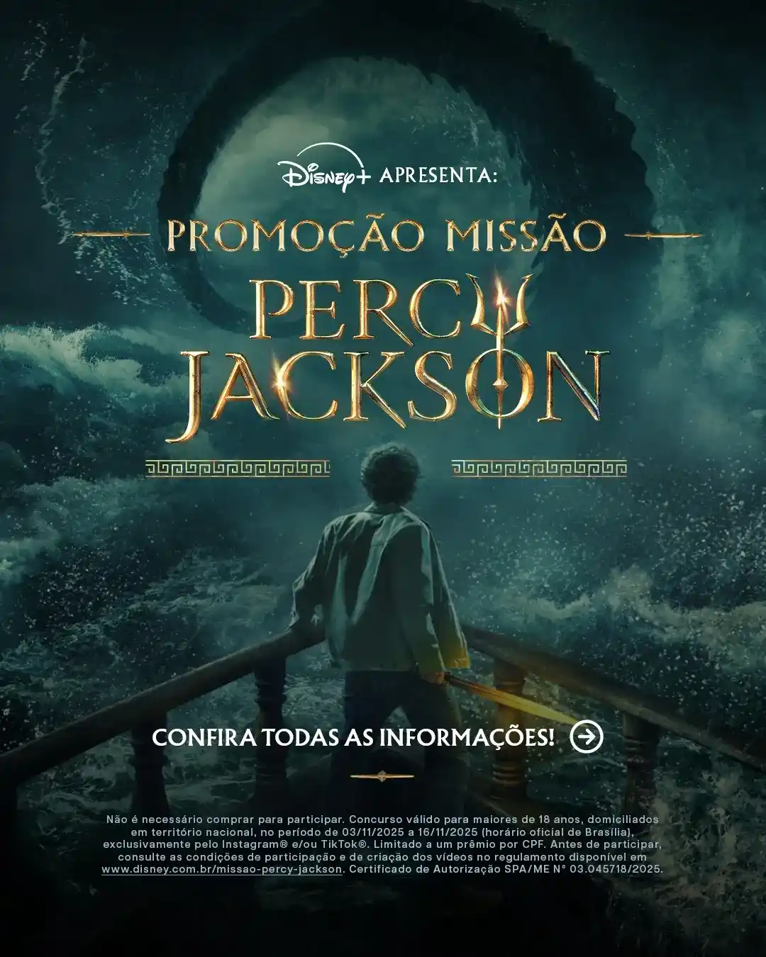 Percy Jackson: Disney+ revela 'Missão Especial' para fãs da série no Brasil
